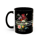 You Can Be Whatever Motivational Coffee Mug Ceramic White Accent Mug Bold Floral Empowerment Design Daily Reminder Positive Energy Drinkware Perfect Gift for Dreamers Friends Office and Home