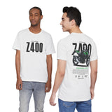 Kawasaki Z400 Naked Street Bike Graphic T Shirt Unisex Heavy Cotton Motorcycle Racing Streetwear Gift