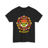 Unisex Kathakali T Shirt Kerala Traditional Dance Art Graphic Tee Indian Culture Festival Onam Heritage Malayalam Performance Heavy Cotton Top