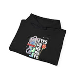Eyes On Me Boys Medusa Hoodie Comfortable Unisex Heavy Blend Sweatshirt Mythological Streetwear Bold Empowerment Design for Self Expression Perfect Gift for Friends Birthdays Cozy Days Casual Wear