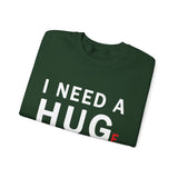 I Need A Huge Amount Of Money Unisex Crewneck Sweatshirt Funny Motivational Graphic Pullover Entrepreneur Hustle Wealth Inspired Casual Streetwear