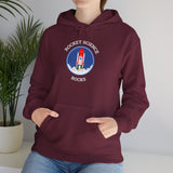 Rocket Science Rocks Hoodie Unisex Heavy Blend Sweatshirt Space Exploration STEM Education Astronomy Science Gift Nerd Geek Astronaut Graphic Pullover