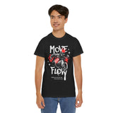 Move With Flow Breakdance Graphic Unisex Heavy Cotton Tee Hip Hop Streetwear Dance Rhythm Urban Style T Shirt