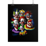 Chaos Clown Crew Poster Premium Wall Art Print For Bold Minds Fearless Creativity Neon Chaos Expression Gothic Street Art Home Decor For Artists And Visionaries