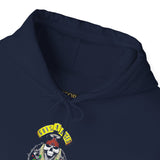 Rock Skull Roses Unisex Hoodie Bold Gothic Streetwear Vintage Rebel Art Design Inspired By Rock Culture And Freedom Perfect For Concerts Festivals And Cold Street Nights