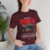 Italian Supermoto Inspired Hypermotard Style Motorcycle Graphic Unisex Heavy Cotton Tee Premium Racing Streetwear T Shirt for Riders Bikers Enthusiasts and Everyday Wear