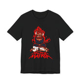 Akuma Matata Graphic T Shirt Fiery Demon Anime Style Streetwear Unisex Oversized Aesthetic Statement Tee