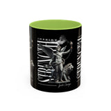 Inspire Strength Ignite Courage Ceramic Mug Motivational Coffee Cup Bold Graphic Durable Everyday Drinkware