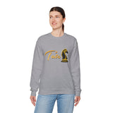 TopG Unisex Heavy Blend Crewneck Sweatshirt Premium Motivational Graphic Streetwear Tate Knight Design Hustle Mindset Apparel