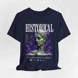 Historical Statue Graphic Premium Unisex Jersey Short Sleeve Tee Vintage Aesthetic Streetwear T-Shirt
