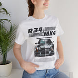 Dual Turbo Street Machine Graphic Unisex Heavy Cotton Tee High Performance Racing Car Split Design Shirt for Speed Lovers