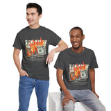 Money Is Not Just Currency Burning Dollar Graphic Unisex Heavy Cotton Tee Hustler Streetwear Motivational Cash Fire Design