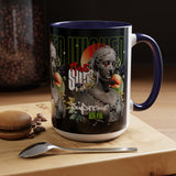 Wicked Supreme Accent Coffee Mug 11oz 15oz Statue Art Graphic Cup Supreme Inspired Streetwear Bust Design Bold Daily Motivation Ceramic Gift Drinkware