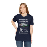 GT3 RS Inspired Track Performance Sports Car Graphic T Shirt Luxury Racing Aesthetic Streetwear Unisex Tee High Speed Motorsport Auto Art Fashion