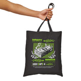 Money Power Cotton Canvas Tote Bag Neon Dollar Stack Hustle Mindset Streetwear Motivational Eco Shopping Bag