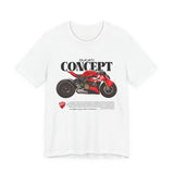 Ducati Inspired Streetfighter Superbike Graphic Unisex Heavy Cotton Tee Premium Racing Streetwear T Shirt for Riders Bikers Enthusiasts and Everyday Wear