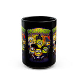 Halloween Cartoon Monsters Ceramic Mug Spooky Coffee Cup for Halloween Lovers Fun Fall Drinkware Gift for Home Office and Cozy Evenings
