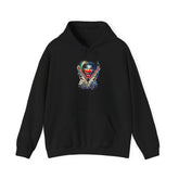 Fearless Grin Street Clown Hoodie Bold Urban Graphic Sweatshirt Powerful Streetwear Art Design For Confidence Energy And Hustler Mindset