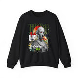 Wicked Supreme Unisex Heavy Blend Crewneck Sweatshirt Statue Art Graphic Pullover Bold Supreme Inspired Streetwear Vintage Aesthetic Fashion