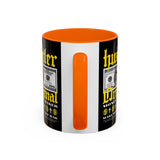 Hustler Original Money Maker Accent Coffee Mug 11oz 15oz Streetwear Bold Dollar Bill Graphic Motivational Entrepreneur Ceramic Cup