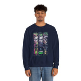 Comic Chaos Halftone Art Unisex Heavy Blend Crewneck Sweatshirt Bold Graphic Streetwear Pullover Premium Vintage Design Warm Cozy Fleece Everyday Wear Perfect Gift for Art Lovers and Urban Culture...