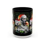 Wicked Supreme Accent Coffee Mug 11oz 15oz Statue Art Graphic Cup Supreme Inspired Streetwear Bust Design Bold Daily Motivation Ceramic Gift Drinkware