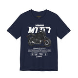 Yamaha MT 07 Inspired Naked Bike Motorcycle Graphic Unisex Heavy Cotton Tee Premium Streetwear T Shirt for Riders Bikers Moto Enthusiasts Everyday Wear