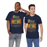 Dollar The Strength Burning Money Legacy Unisex Jersey Short Sleeve Tee Gothic Flames Graphic Bold Motivational Streetwear Statement T Shirt