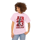 Air Jordan Sky Legend Unisex Heavy Cotton Tee Bold Athletic Streetwear Design Inspirational Basketball Dunk Artwork Motivational Sports Graphic Tee For Dreamers And Hustlers