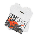 KTM RC 8C Track Inspired Unisex Heavy Cotton Tee Racing Superbike Graphic Streetwear Motorsport Fan T Shirt