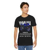 R3 Inspired Sport Motorcycle Art Unisex Heavy Cotton Tee Dynamic Streetwear Graphic for Riders and Moto Enthusiasts