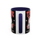 Waste Your Time Accent Coffee Mug 11oz 15oz Ceramic Cup Motivational Hustle Money Clock Graphic Drinkware Bold Entrepreneur Mindset Streetwear Gift