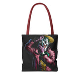 Snapshot of Madness Art Eco Tote Bag Dark Comic Neon Design Premium Canvas Reusable Shopping Bag Streetwear Lifestyle Accessory for Creative Thinkers Artists and Urban Dreamers