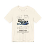 Street Racing Blueprint Car Design Unisex Jersey Short Sleeve Tee High Performance Style Premium Comfort Everyday Wear Perfect Gift For Car Lovers And Speed Enthusiasts