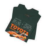 Legendary Turbo JDM MK4 Street Racer Unisex Heavy Cotton Tee Retro Tuner Car Graphic Shirt