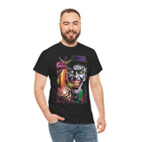 Jocker Sinister Grin Unisex Heavy Cotton Tee Gothic Streetwear Bold Horror Art Design Dark Psychological Graphic Shirt For Fearless Souls And Creative Collectors
