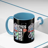 Eyes On Me Boys Medusa Accent Coffee Mug 11oz 15oz Mythological Streetwear Bold Empowerment Design Perfect Gift for Coffee Lovers Friends Birthdays Daily Motivation