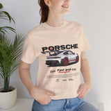 High-Performance Track Machine Blueprint Design Unisex Heavy Cotton Tee Powerful Street Racing Inspired Graphic Shirt