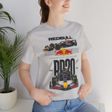 High-Performance Race Machine Concept Unisex Heavy Cotton Tee Powerful Aerodynamic Single-Seater Track Car Graphic Streetwear Top