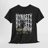 Dynasty Statue Graphic Unisex Heavy Cotton Tee Greek Sculpture Butterfly Streetwear Art Inspired T Shirt