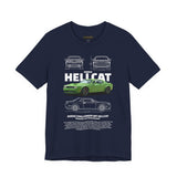 American Muscle Blueprint Performance Legacy Unisex Tee High Power Streetwear Shirt