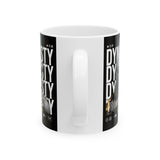 Dynasty Statue Graphic Ceramic Mug Greek Sculpture Butterfly Art Inspired Streetwear Aesthetic Coffee Tea Cup