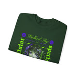Stalked By Spectator Cyberpunk Anime Glitch Unisex Heavy Blend Crewneck Sweatshirt Japanese Streetwear Pullover