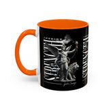 Inspire Strength Ignite Courage Ceramic Mug Motivational Coffee Cup Bold Graphic Durable Everyday Drinkware