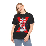 Air Ascent Unisex Heavy Cotton Tee Bold Motivational Streetwear Design Dynamic Red Black Aesthetic Athletic Fashion Statement For Dreamers Hustlers And Visionary Achievers