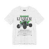 Kawasaki KFX450R Inspired ATV Racing Unisex Heavy Cotton T Shirt Off Road Quad Bike Power Design Streetwear Motorsport Graphic Tee