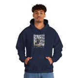 Dynasty Statue Graphic Unisex Heavy Blend Hooded Sweatshirt Greek Sculpture Butterfly Streetwear Art Inspired Hoodie