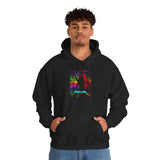 Reaper Of Neon Flames Hoodie Bold Skull Energy Design Unisex Heavy Blend Streetwear For Fearless Dreamers And Night Rebels