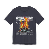 Currency Blaze Burning Money Graphic Unisex Jersey Short Sleeve Tee Bold Streetwear Flame Cash Statement T Shirt Urban Fashion
