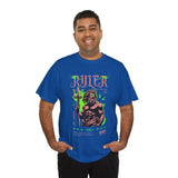 Ruler of the Sea Poseidon Unisex Heavy Cotton Tee Greek Mythology Statue Graphic Gothic Streetwear Bold Artistic Fashion T Shirt